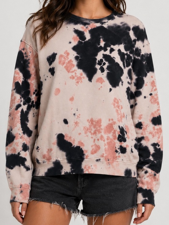 Fashion Nova Sweaters - Fashion Nova Tie-Dye Crewneck Sweatshirt | Size Medium
